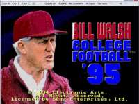 Bill Walsh College Football `95
