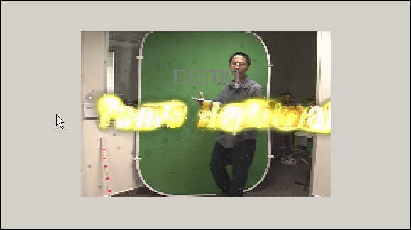 Sony Vegas - после операции Chroma Keying